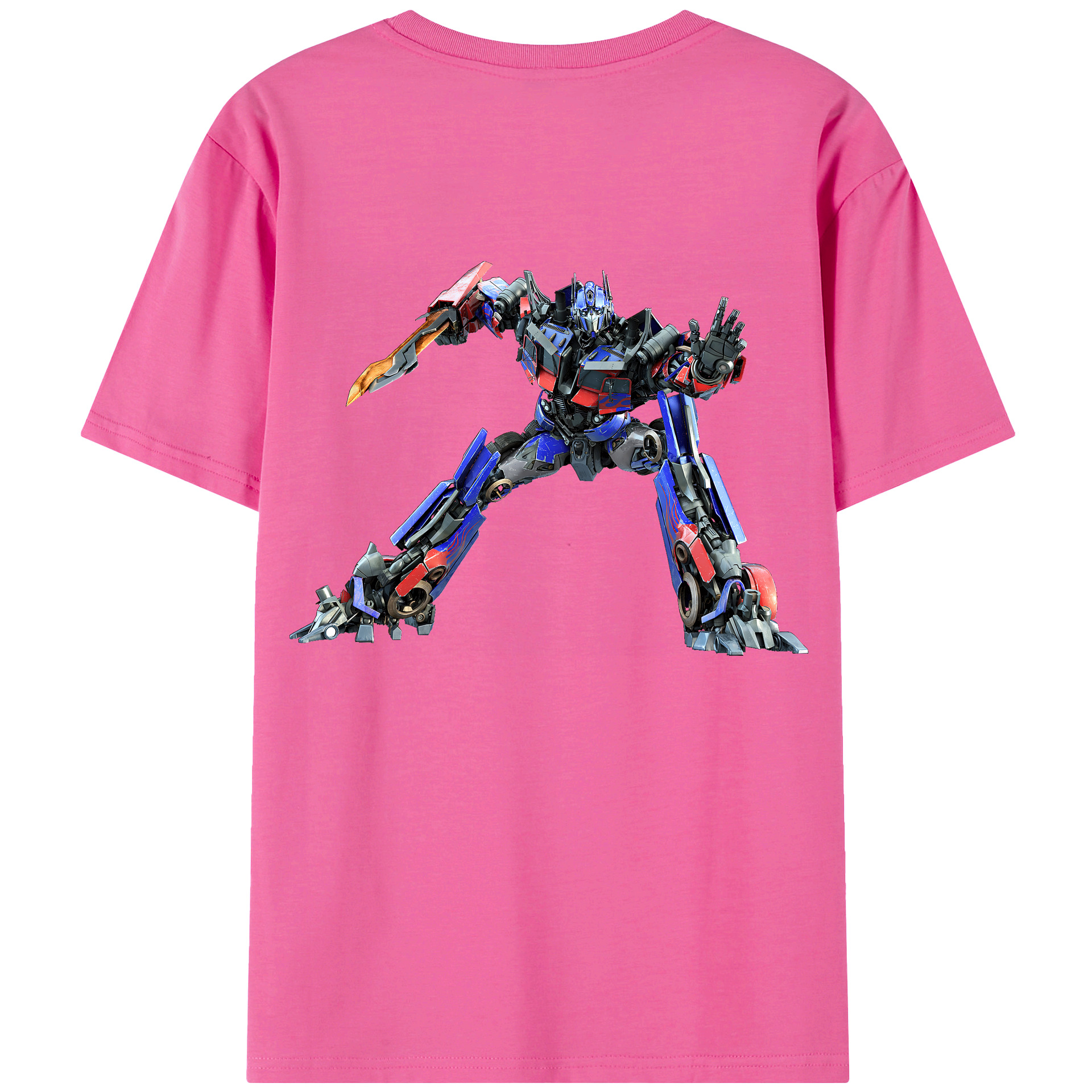 （画像用） Transformers トランスフォーマー レディース半袖Tシャツ(バックプリント)